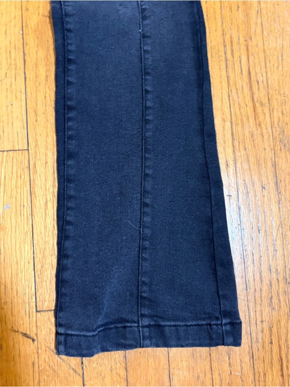 Kensie Savannah High Rise Flare Jeans Black Stretch Denim Size 24 - Picture 5 of 8